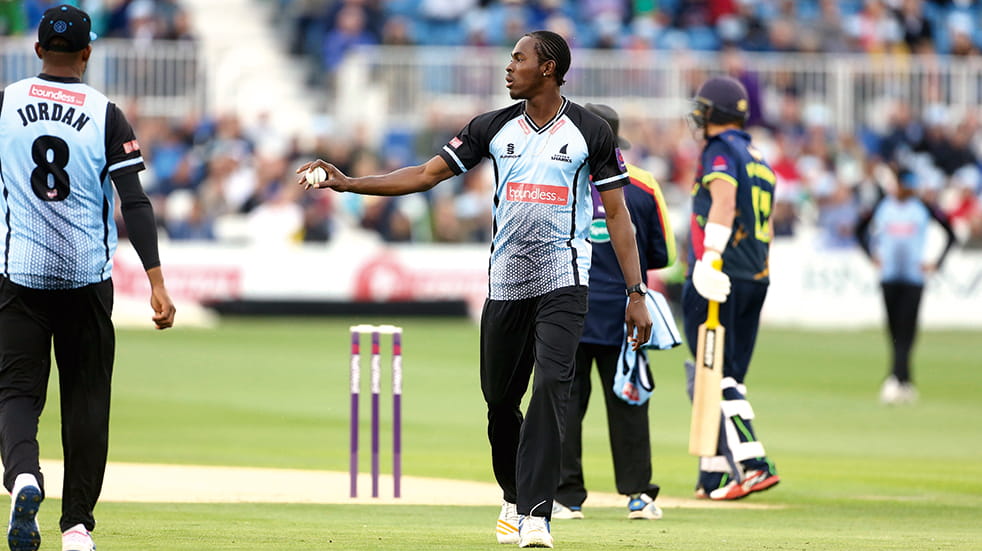 T20 cricket family day out: Jofra Archer